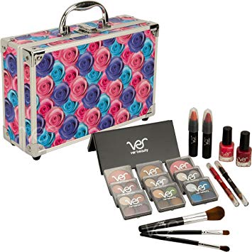 Teens Girls Starter Makeup Cosmetic Kit Set Storage Case 20 Piece All In One