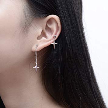 A&C Fashion Korean Version Alloy Geometric Shapes Earrings for Women. Unique Handmade Earrings...