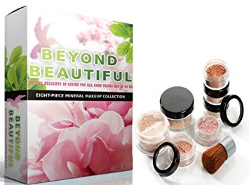8pc Full Size Beyond Beautiful Perfect Poreless Natural Mineral Makeup Kit | FAIR &...