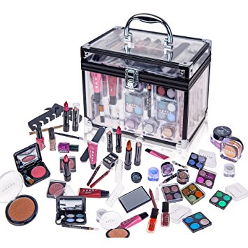 SHANY Carry All Trunk Professional Makeup Kit - Eyeshadow,Pedicure,manicure With Black...