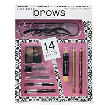 The Color Workshop Full-Fill Brows Complete Brow Set, 14 Count