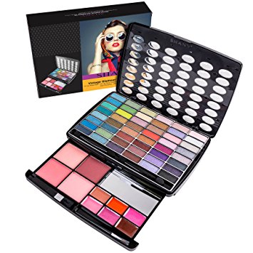 SHANY Glamour Girl Makeup Kit - 48 Eyeshadow/4 Blush/6 Lip Glosses