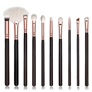 DATEWORK 10Pcs Cosmetic Brush Kits Tool