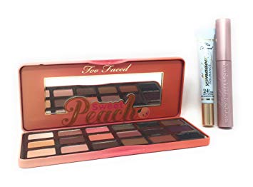 Too Faced Life's A Peach Ultimate Eye Collection Set Palette Better Than Sex Mascara Plus Primer