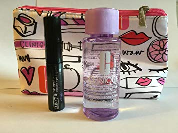 Clinique popular makeup travel size: take the day off makeup remover 1.7 oz/ 50 m + high impact mascara .14...