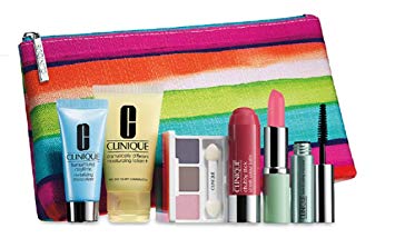 Clinique 2015 Fall 7pcs Skin Care and Makeup Gift Set (Pinks Color) Including New Released Turnaround...