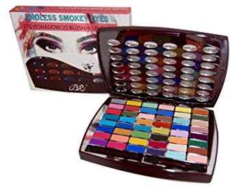BR Makeup Kit, Endless Smokey Eyes Kit, 27 Eyeshadow/25 Blush/6 Lip Gloss