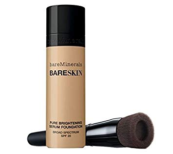 bareMinerals BARESKIN Kit Perfecting Face Brush and Pure Brightening Serum Foundation (BARE NATURAL)